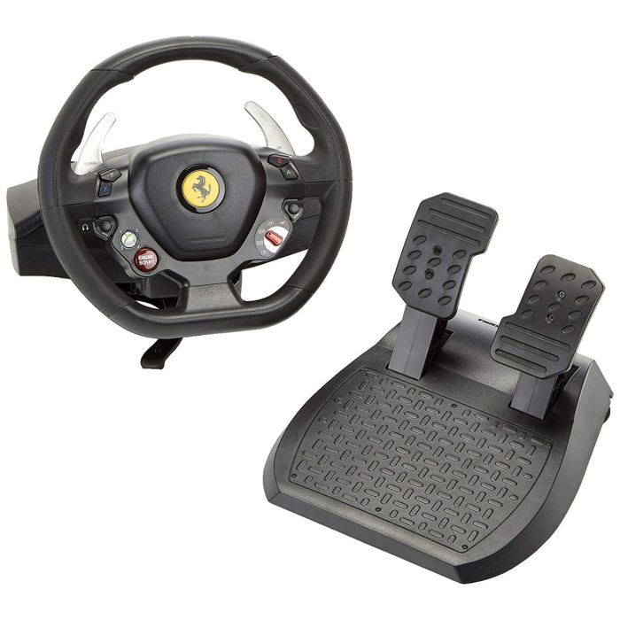 Thrustmaster 2960734 3362932914242 Volante y pedales Thrustmaster Ferrari  458 Italia Xbox 360 y PC con cambio secuencial
