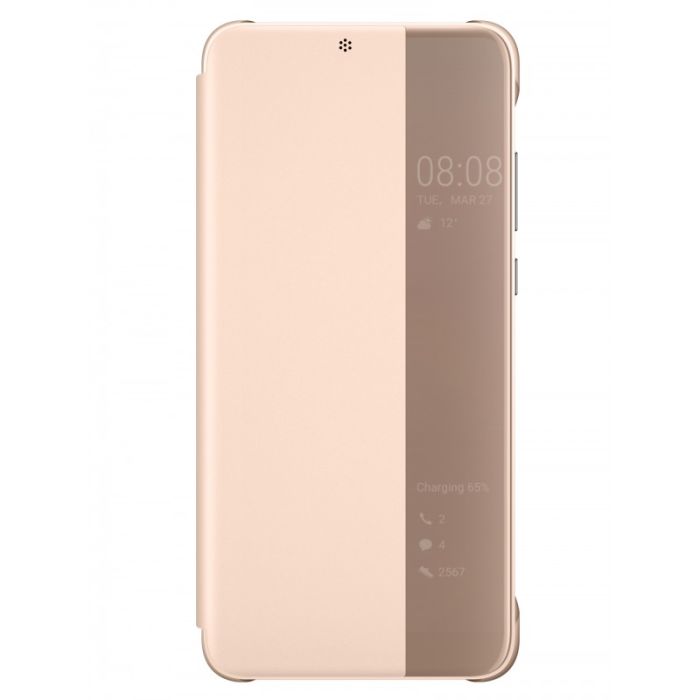 Allí Mordrin Convertir Huawei P20 Pro View Flip Cover Pink Funda inteligente | estacomonuevo.es