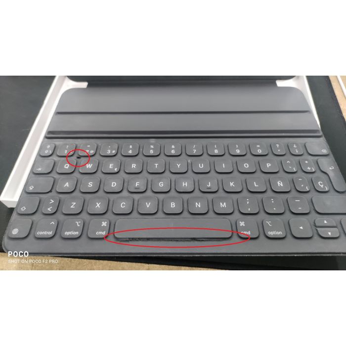 teclado iPad Smart Keyboard Pro pulgadas MPTL2Y/A Pequeños roces |