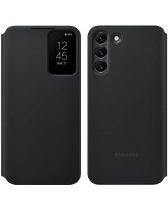 funda Galaxy S22 PLUS ORIGINAL Samsung Smart Clear View Cover S22+ Negra **