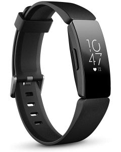 Fitbit Inspire HR, Pulsera de salud y actividad física con ritmo cardiaco, Negro Embalaje Abierto