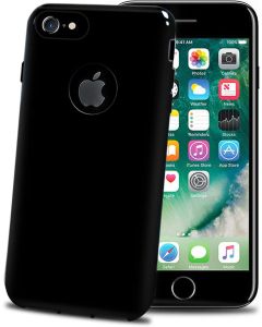 funda Apple iPhone 7 8 y SE 2020 Celly Gelskin negro