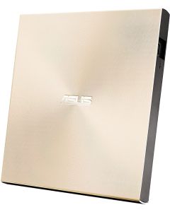Grabadora DVD ASUS ZenDrive SDRW-08U9M-U USB C+A PC Mac ultra delgada y ligera Oro