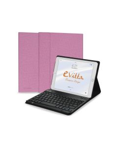 funda con teclado BT iPad 2017 - 2018 E-Vitta Keytab BT Color Rosa Embalaje Abierto